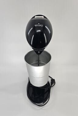 Rival MS150 Milkshake Maker Electric Drink Mixer Black with Metal Mixing Cup